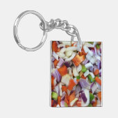玉ねぎ・ピーマン キーホルダー (正面左)