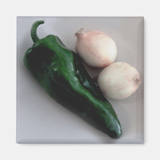 玉ねぎ&ペッパー マグネット (正面)