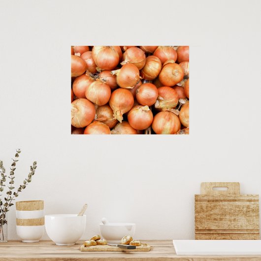 玉ねぎ ポスター (キッチン)