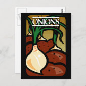 玉ねぎ ポストカード (正面/裏面)