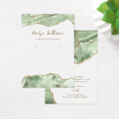 玉グリーンゲートジュエリー表示カード (デスク)