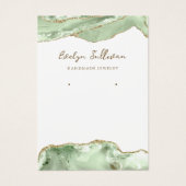 玉グリーンゲートジュエリー表示カード (正面)