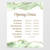 玉グリーンゲート開店時間ウィンドウにしがみつく ウィンドウサイン (シート)