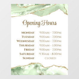 玉グリーンゲート開店時間ウィンドウにしがみつく ウィンドウサイン