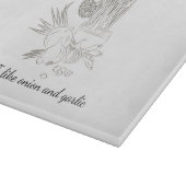 玉シンプルヴィンテージニンニク カッティングボード (角)