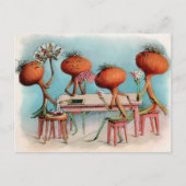 玉ビクトリアンねぎトランプはがき ポストカード (正面)