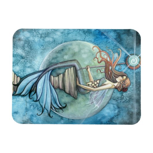 玉ムーンマーメイドプレミアムビニールマグネット マグネット (横)