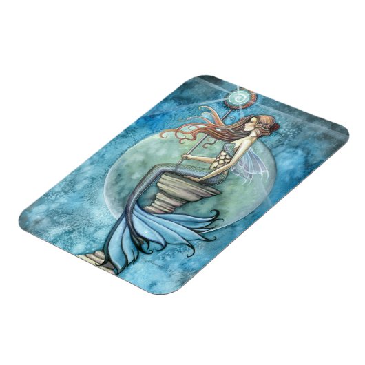 玉ムーンマーメイドプレミアムビニールマグネット マグネット (左側)