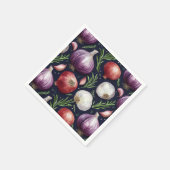 玉モダンねぎ スタンダードカクテルナプキン (角)