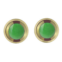 玉ラウンドカフリンク