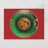 玉中国のうさぎポストカード ポストカード (正面)