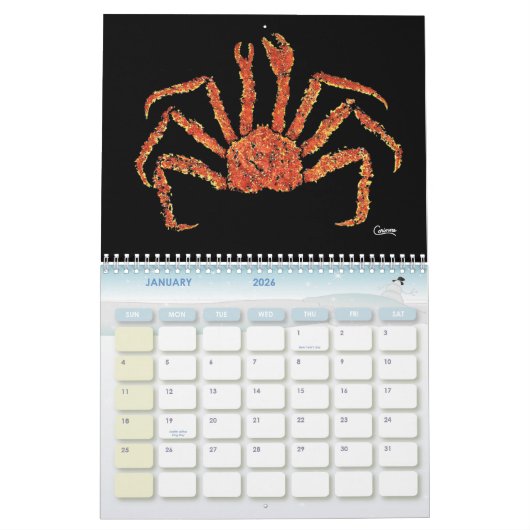 玉宅 – 中暦 カレンダー (1月 2026)