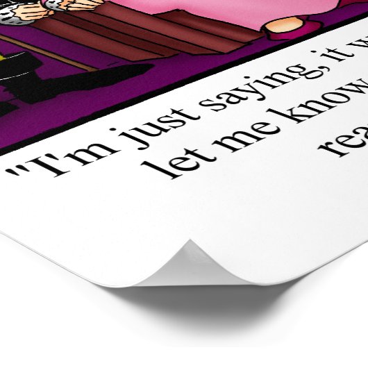 玉座おもしろい室ユーモアポスター ポスター (角)