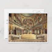 玉座の間、ノイシュヴァンシュタイン城、オーバーバイエルン、 ポストカード (正面/裏面)