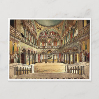 玉座の間、ノイシュヴァンシュタイン城、オーバーバイエルン、 ポストカード