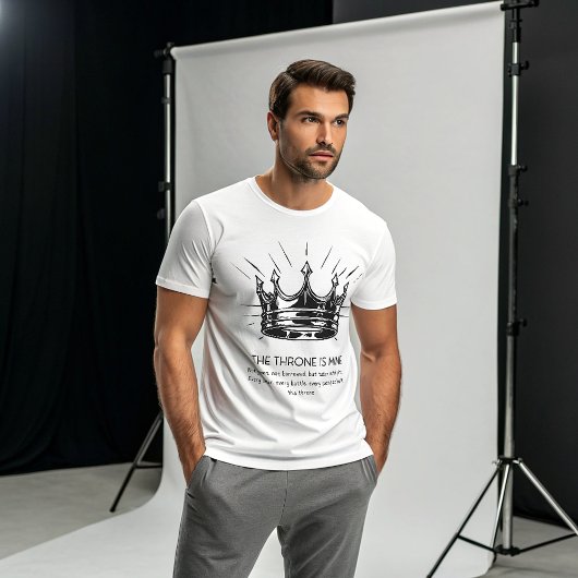 玉座は僕の王冠Tシャツだ | サベージ・アルファ Tシャツ