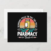 玉掛け薬局技師薬剤師ギフト ポストカード (正面/裏面)