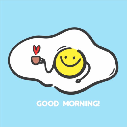 玉揚げおはよう シール (正面)