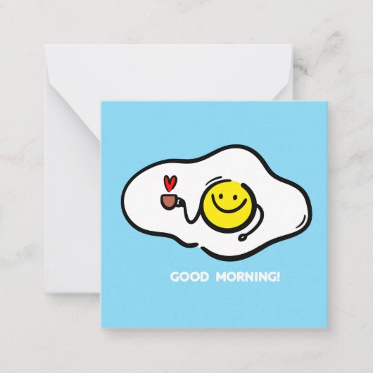 玉揚げおはよう ノートカード (正面)