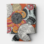 玉日本のと渦巻き状のスタイル模様 缶クーラー (裏面)