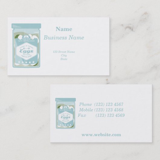 玉漬け 名刺 (正面/裏面)