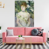 玉着の若い女の子， 1879 キャンバスプリント (インサイチュ (リビング))