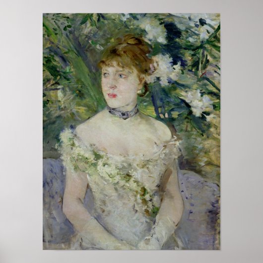 玉着の若い女の子, 1879 ポスター (正面)