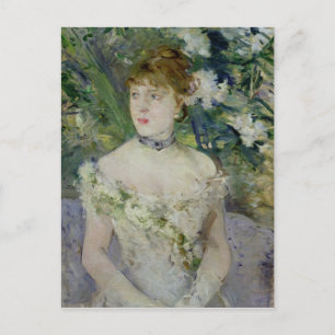 玉着の若い女の子, 1879 ポストカード