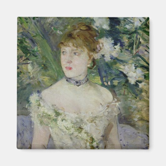 玉着の若い女の子， 1879 マグネット (正面)