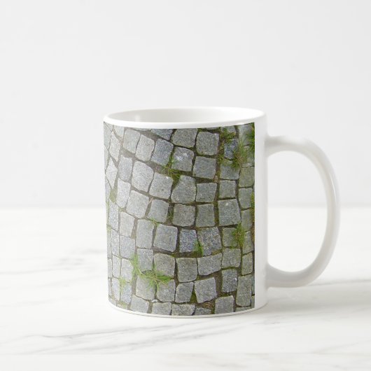 玉石の道の質の背景 コーヒーマグカップ (右)