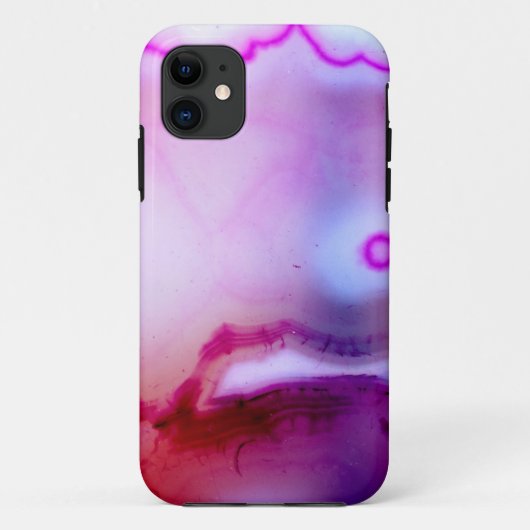 玉石系 – 紫アゲート（白石英C） Case-Mate iPhoneケース (裏面)