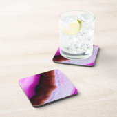 玉石系 – 紫アゲート（石英） コースター (右側)