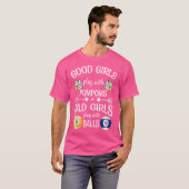 玉突きビリヤー遊ドビリヤードの悪い女の子 Tシャツ (正面フル)