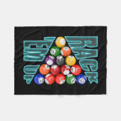 玉突き上げ フリースブランケット (正面(横))