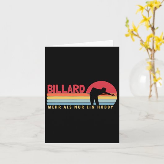 玉突き カード (黄色い花)