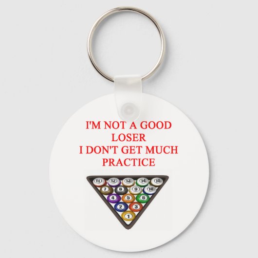 玉突き キーホルダー (正面)