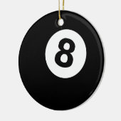 玉突き セラミックオーナメント (左)