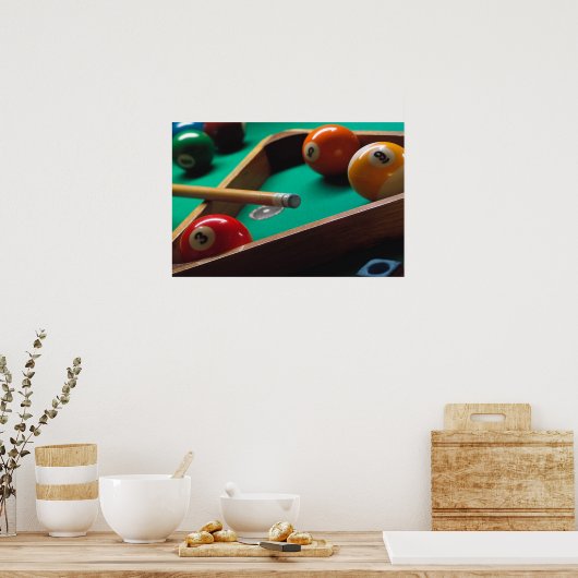 玉突き ポスター (キッチン)