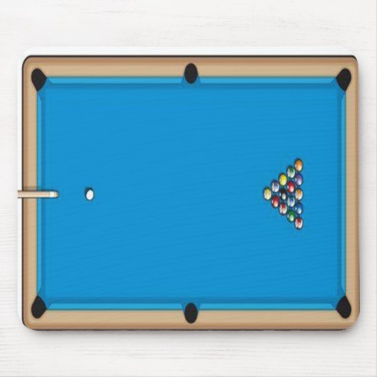 玉突き マウスパッド (正面)