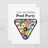 玉突の玉の棚 招待状 (正面/裏面)