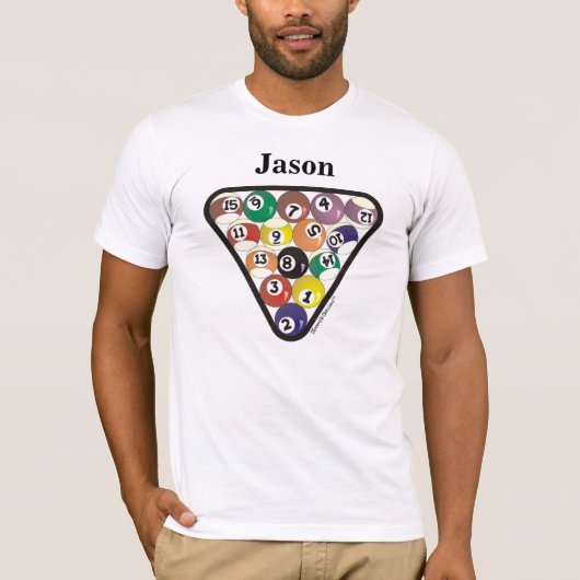 玉突の玉の棚 Tシャツ (正面)