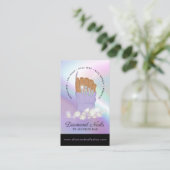 玉虫ダイヤモンドネイルサロン爪、 ネイルテックアーティストバス 名刺 (スタンド正面)