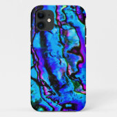 玉虫色の青緑の紫の美しさ Case-Mate iPhoneケース (裏面)