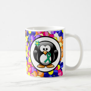 玉認識度リボンペンギン コーヒーマグカップ
