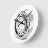 玉軸受 ラウンド壁時計 (傾斜)