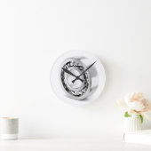 玉軸受 ラウンド壁時計 (ホーム)