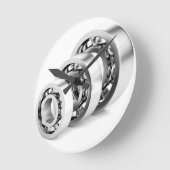 玉軸受 ラウンド壁時計 (傾斜)