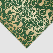 玉,フェイク金ゴールド,ダマスク,ヴィンテージ,アンティーク,パターン,カイ 薄葉紙 (詳細)