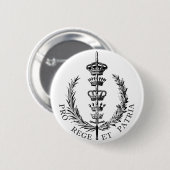 王および国のため 缶バッジ (正面&裏面)