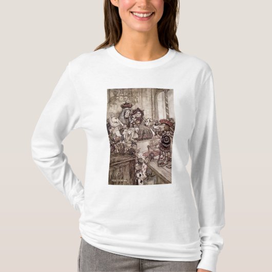 王および女王oの前のアーサーRackham |の悪党 Tシャツ (正面)